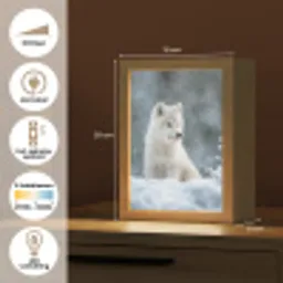 Wolf - Pup - Sneeuw Light Box met kabel klein -USP_NL
