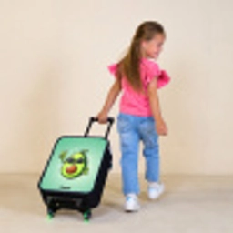 Appie avocado Kinderkoffer - Zwart klein -sfeer1