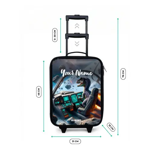 Astrodino Kinderkoffer - Zwart klein -productfoto_formaten