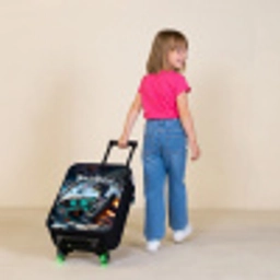 Astrodino Kinderkoffer - Zwart klein -sfeer1