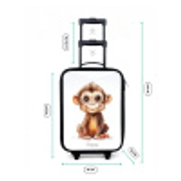 Baby aap Kinderkoffer - Zwart klein -productfoto_formaten