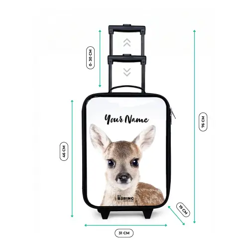 Bambino Kinderkoffer - Zwart klein -productfoto_formaten