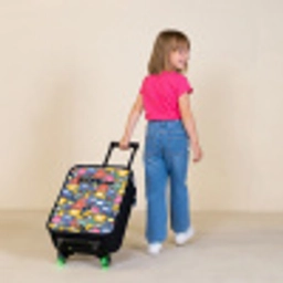 Beestjes met Grote Oogjes Kinderkoffer - Zwart klein -sfeer1