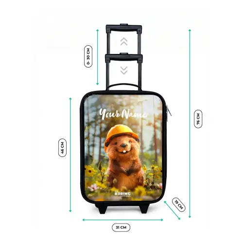 Benno Bloembouwer Kinderkoffer - Zwart klein -productfoto_formaten
