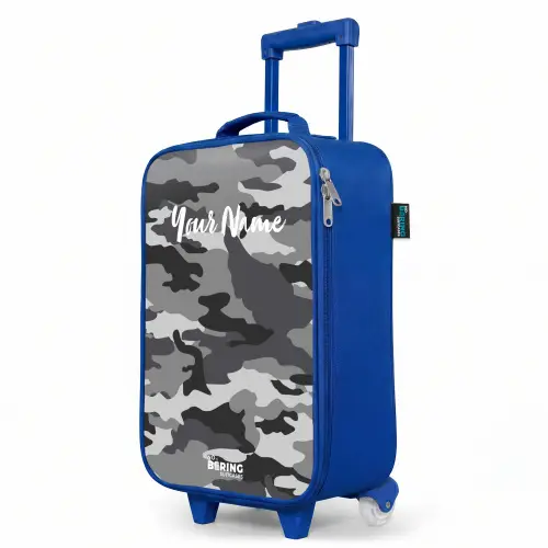 Camogrijs Kinderkoffer - Blauw klein -productfoto_schuin