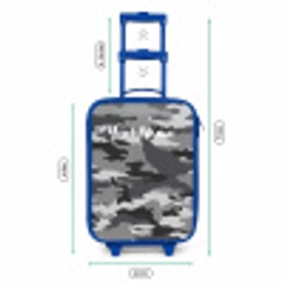 Camogrijs Kinderkoffer - Blauw klein -productfoto_formaten