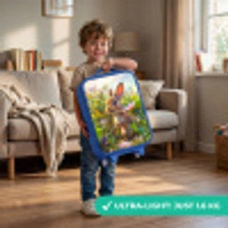 Kareltje konijn Kinderkoffer - Blauw klein -sfeer2_EN