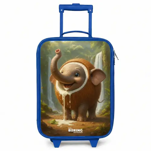 Coconote Elephante Kinderkoffer - Blauw klein -3d
