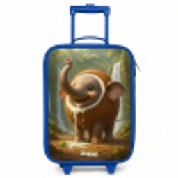 Coconote Elephante Kinderkoffer - Blauw klein -3d