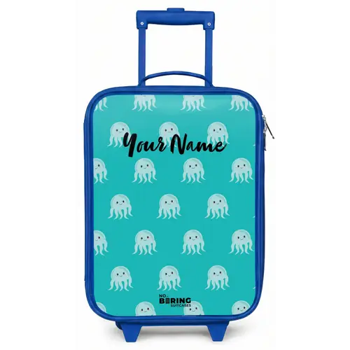 Kekke kwalletjes Kinderkoffer - Blauw klein -zz3dotto