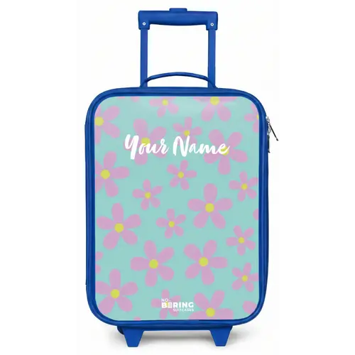 Madeliefjesmania mint Kinderkoffer - Blauw klein -zz3dotto