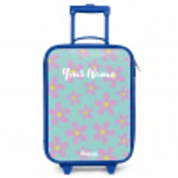Madeliefjesmania mint Kinderkoffer - Blauw klein -3d