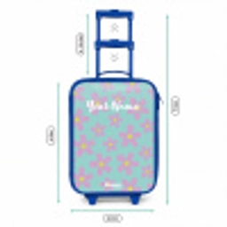Madeliefjesmania mint Kinderkoffer - Blauw klein -productfoto_formaten