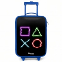 Knoppen van een gameconsole Kinderkoffer - Blauw klein -3d