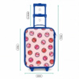 Hartje - Smiley - Patroon Kinderkoffer - Blauw klein -productfoto_formaten