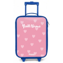 Hartjesritme Kinderkoffer - Blauw klein -zz3dotto