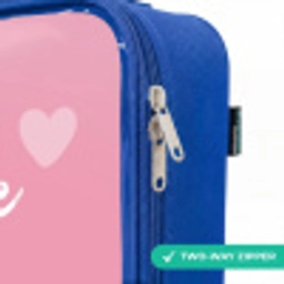 Hartjesritme Kinderkoffer - Blauw klein -rits_EN