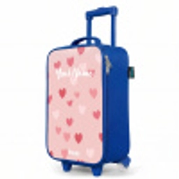 Hartjes Kinderkoffer - Blauw klein -productfoto_schuin