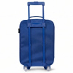Springende blauwe dolfijn Kinderkoffer - Blauw klein -achterkant