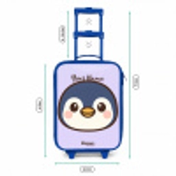 Pinguïn Kinderkoffer - Blauw klein -productfoto_formaten