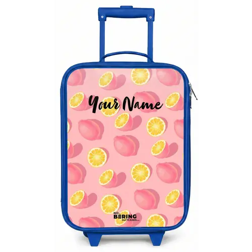 Pink limoncello Kinderkoffer - Blauw klein -zz3dotto
