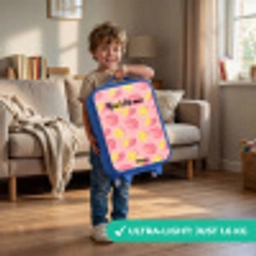 Pink limoncello Kinderkoffer - Blauw klein -sfeer2_EN