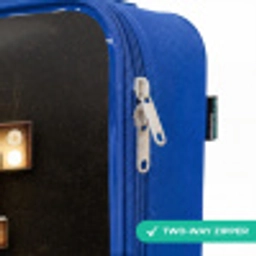 Qoute met licht Kinderkoffer - Blauw klein -rits_EN