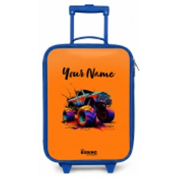 Rainbow Wheels Kinderkoffer - Blauw klein -zz3dotto