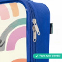 Regenbogen Kinderkoffer - Blauw klein -rits_EN