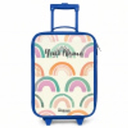 Regenbogen Kinderkoffer - Blauw klein -3d