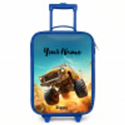 Zandsloper Kinderkoffer - Blauw klein -3d