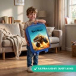 Zandsloper Kinderkoffer - Blauw klein -sfeer2_EN