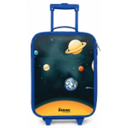Ruimte met planeten Kinderkoffer - Blauw klein -zz3dotto