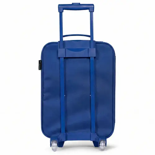 Thunder Wheels Kinderkoffer - Blauw klein -achterkant