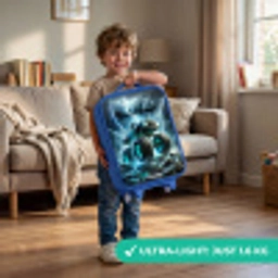 Thunder Wheels Kinderkoffer - Blauw klein -sfeer2_EN