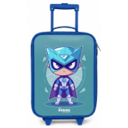 Turquoise tornado Kinderkoffer - Blauw klein -zz3dotto