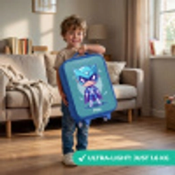 Turquoise tornado Kinderkoffer - Blauw klein -sfeer2_EN