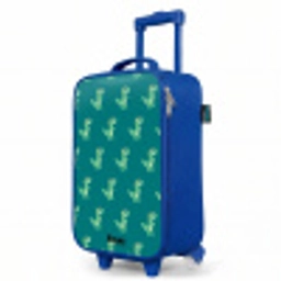 Tyranosaurus specs Kinderkoffer - Blauw klein -productfoto_schuin