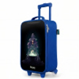 Heks - Ketel - Tover Kinderkoffer - Blauw klein -productfoto_schuin