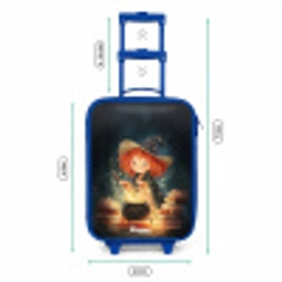 Heks met Sprankelende Toverdrank Kinderkoffer - Blauw klein -productfoto_formaten