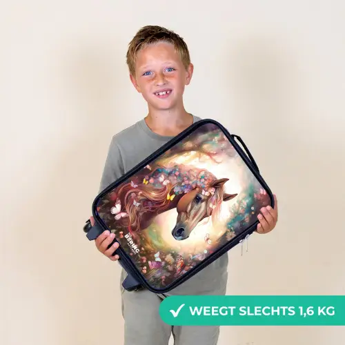 Vlindermerrie Kinderkoffer - Zwart klein -sfeer4_NL