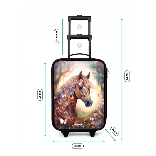 Vlindermerrie Kinderkoffer - Zwart klein -productfoto_formaten