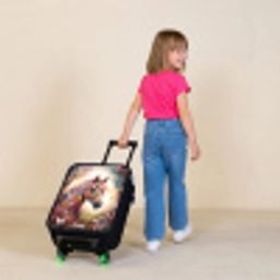 Vlindermerrie Kinderkoffer - Zwart klein -sfeer1