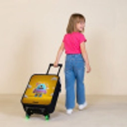 Snoep - Monster - Regenboog Kinderkoffer - Zwart klein -sfeer1