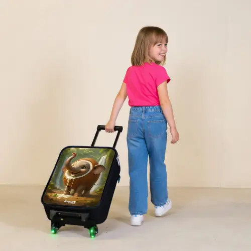 Coconote Elephante Kinderkoffer - Zwart klein -sfeer1
