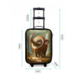 Coconote Elephante Kinderkoffer - Zwart klein -productfoto_formaten