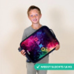 Controller - Symbolen - Neon Kinderkoffer - Zwart klein -sfeer4_NL
