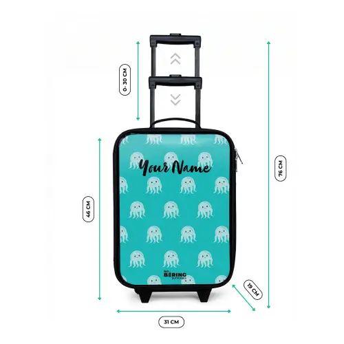 Kekke kwalletjes Kinderkoffer - Zwart klein -productfoto_formaten
