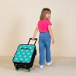 Kekke kwalletjes Kinderkoffer - Zwart klein -sfeer1
