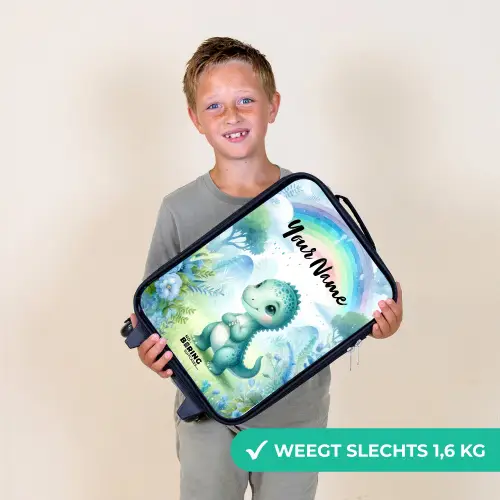 Daantje Dino Kinderkoffer - Zwart klein -sfeer4_NL